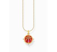 Thomas Sabo Chain KE2204-471-7-L45V Gold-plated necklace with palm pendant Un...