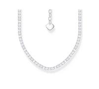 Thomas Sabo Chain KE2303-051-14-L42V Silver Necklace With White stones Unisex...