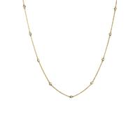 Thomas Sabo KE2340-414-14-L50V Necklace White zirconia stones Gold-plated Ladies