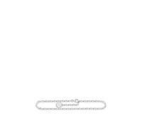 Thomas Sabo Charm Club Charmista Charmista Silver Cold Enamel Anklet X2090-007-21 - Timeless - Size 24 cm - Sterling Silver / Cold Enamel