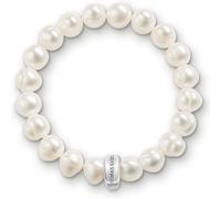 Thomas Sabo Charm Bead Bracelet 925 Sterling Silver Small, White