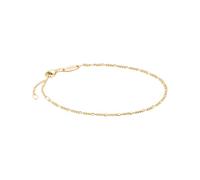 THOMAS SABO Charm bracelet Figaro design gold-plated Recycled 925 Silver, 18-carat Gold-plating