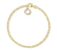 Thomas Sabo charm bracelet gold plated silver X0243