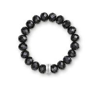 Thomas Sabo Charm Bracelet Obsidian 925 Sterling Silver X0035-023-11-M