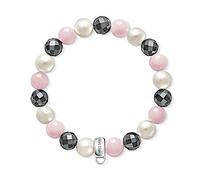 Thomas Sabo Charm Bracelet Pink, White, Gray 925 Sterling Silver X0188-581-7-L