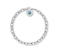 Thomas Sabo Charm Bracelet Turquoise 925 Sterling Silver X0229-404-17-L17