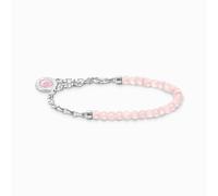 Thomas Sabo Charm Club Charm bracelet with beads and chain links silver Recycled 925 silver, Women, A2130-067-9-L17V