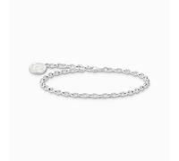 Thomas Sabo Charm Bracelet with White Charmista Coin 0.2 x 1cm, 17cm