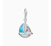 Thomas Sabo Charm Club Charm Club Multicoloured Sailing boat Charm 1927-340-7 - Refined - Sterling Silver/Stone/Enamel/Corundum/Zirconia