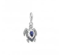 Thomas Sabo Charm Club Charm Club Turtle With Blue Stones Charm 1897-667-1 - - Sterling Silver / Stone
