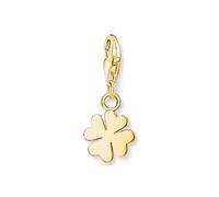 Thomas Sabo Charm Club Charmista Charmista Gold Plated Clover Charm Pendant 1991-413-39 - Premium - Sterling Silver / Gold Plated