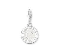 THOMAS SABO Silver White Cold Enamel Charmista Club Charm 1998-007-14