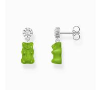 Thomas Sabo Charm Club Charming Charming HARIBO Green Goldbears Earrings H2330-052-6 - Modern - Sterling Silver / Glass / Zirconia