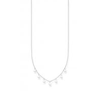 Thomas Sabo Charm Club Charming Charming Silver Disc Necklace KE2107-001-21-L45V - Refined - Sterling Silver