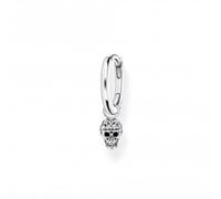 Thomas Sabo Charm Club Charming Charming Skull Single Hoop Earring CR706-643-14 - Exclusive - Sterling Silver / Zirconia