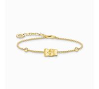 Thomas Sabo Charm Club Charming Charming Sterling Silver Gold Plated HARIBO Goldbears Bracelet - Sterling Silver / 18ct Gold Plated / Zirconia