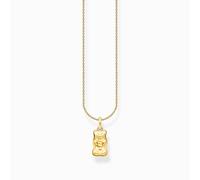 Thomas Sabo Charm Club Charming Charming Sterling Silver Gold Plated HARIBO Goldbears Necklace KE2325-413-39 - Sterling Silver / 18ct Gold Plated