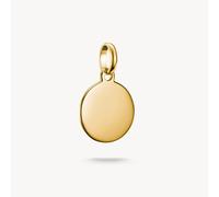 Thomas Sabo Charm Club Charming Connect Gold Plated Coin Charm - Sterling Silver / 18ct Gold Plated