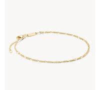 Thomas Sabo 18K Gold Plated Recycled 925 Silver Figaro Charm Bracelet A2207-413-39-L19V