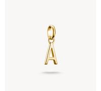 Thomas Sabo Charm Club Charming Connect Gold Plated Letter A Charm CC1207-413-39 - Sterling Silver / 18ct Gold Plated