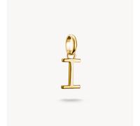 Thomas Sabo Charm Club Charming Connect Gold Plated Letter I Charm CC1215-413-39 - Sterling Silver / 18ct Gold Plated