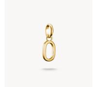 Thomas Sabo Charm Club Charming Connect Gold Plated Letter O Charm CC1221-413-39 - Sterling Silver / 18ct Gold Plated