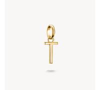 Thomas Sabo Charm Club Charming Connect Gold Plated Letter T Charm CC1226-413-39 - Sterling Silver / 18ct Gold Plated