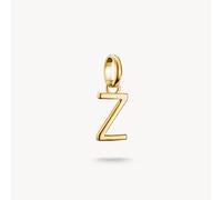 Thomas Sabo Charm Club Charming Connect Gold Plated Letter Z - Sterling Silver / 18ct Gold Plated