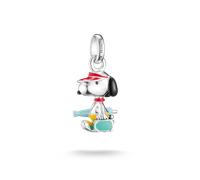 Thomas Sabo Charm Club Charming Connect Peanuts Snoopy Suitcase & Umbrella Charm Pendant CC1345-664-7 | Acotis - Sterling Silver / Enamel