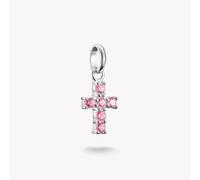 Thomas Sabo Charm Club Charming Connect Sterling Silver Cross - Sterling Silver / Zirconia