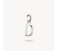 Thomas Sabo Charm Club Charming Connect Sterling Silver Letter D Charm CC1210-001-21 - Sterling Silver