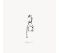 Thomas Sabo Charm Club Charming Connect Sterling Silver Letter P Charm CC1222-001-21 - Sterling Silver