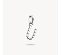 Thomas Sabo Charm Club Charming Connect Sterling Silver Letter U Charm CC1227-001-21 - Sterling Silver