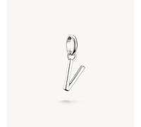 Thomas Sabo Charm Club Charming Connect Sterling Silver Letter V Charm CC1228-001-21 - Sterling Silver