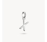 Thomas Sabo Charm Club Charming Connect Sterling Silver Letter X Charm CC1230-001-21 - Sterling Silver