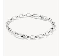 Thomas Sabo Charm Club Charming Connect Sterling Silver Link Bracelet C1202-001-21 - Size - 15cm - Sterling Silver