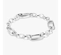 Thomas Sabo Charm Club Charming Connect Sterling Silver Link Bracelet C1203-001-21 - Size - 17cm - Sterling Silver