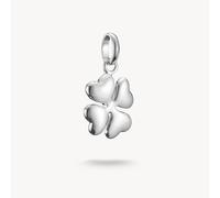 Thomas Sabo Charm Club Connect 3D Lucky Clover Charm Pendant 2.2 x 1.3cm