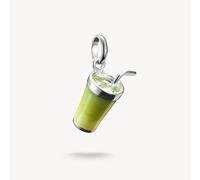 Thomas Sabo Charm Club Charming Connect Sterling Silver Matcha Latte Charm CC1266-007-6 - Sterling Silver / Enamel
