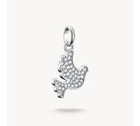 Thomas Sabo Charm Club Connect 925 Sterling Silver Recycled Dove of Peace Charm CC1267-051-14