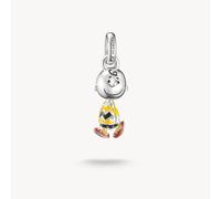Thomas Sabo Charm Club Charming Connect Sterling Silver Peanuts Charlie Brown Charm CC1304-664-4 - Sterling Silver / Rhodium Plated / Enamel
