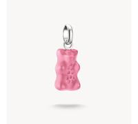 Thomas Sabo Charm Club Charming Connect Sterling Silver Pink HARIBO Goldbear Charm CC1275-017-9 - Sterling Silver/ Glass