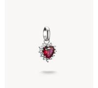 Thomas Sabo Charm Club Charming Connect Sterling Silver Romance - Sterling Silver/ Lab-Grown Ruby / Zirconia