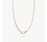 Thomas Sabo Charm Club Charming Connect Sterling Silver - Size - 45cm - Sterling Silver / Freshwater Pearl