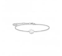 Thomas Sabo Charm Club Charming Silver Cloverleaf Bracelet A1990-001-21-L19v - Distinctive - Sterling Silver