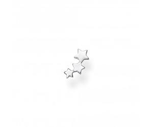Thomas Sabo Charm Club Charming Silver Star Single Ear Climber Stud H2142-001-21 - Polished - Sterling Silver