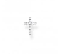 Thomas Sabo Women Single Stud Earring Cross 925 Sterling Silver H2131-051-14
