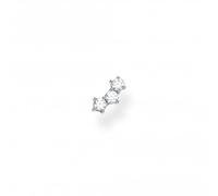 Thomas Sabo Charm Club Charming Silver Zirconia Single Ear Stud Climber H2132-051-14 - - Sterling Silver