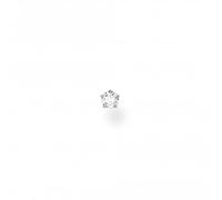 Thomas Sabo Charm Club Charming Silver Zirconia Single Ear Stud - Small H2147-051-14 - Elegant - Sterling Silver
