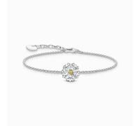Thomas Sabo Charm Club Charming Sterling Silver Lovely Daisy Bracelet A2202-051-4 - Bold - Sterling Silver / Zirconia